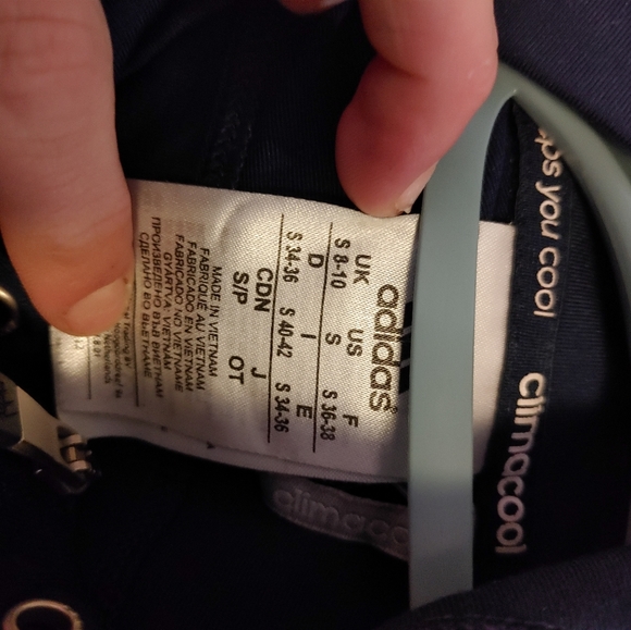 Blue adidas track jacket - Picture 3 of 3